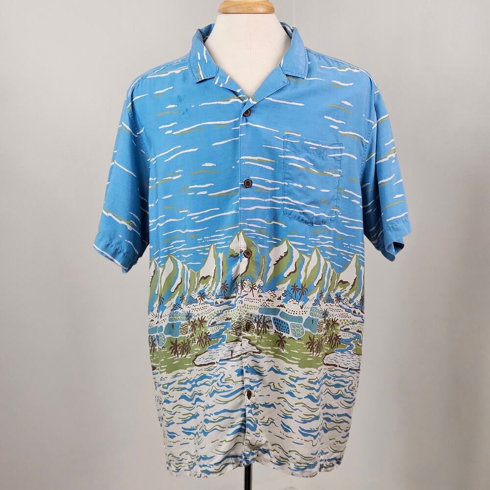 Patagonia Pataloha Hawaiian‎ Shirt Tropical Button-Up | Men's XL | FLAWS